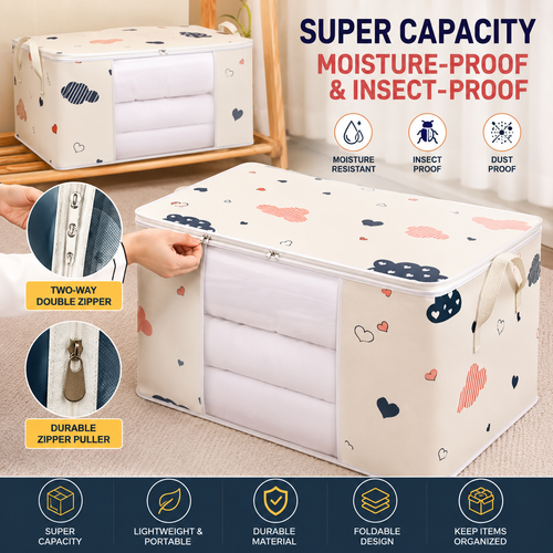 Large Foldable Clothes Storage Bag