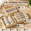 Foldable Drawer Organizer for Underwear, Bras & Socks