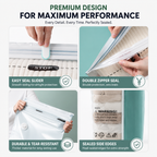 No-Pump Vacuum Storage Bags & Space Saver Organizer