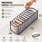 11-Compartment Breathable Mesh Organizer