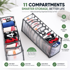 11-Compartment Breathable Mesh Organizer