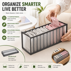 11-Compartment Breathable Mesh Organizer