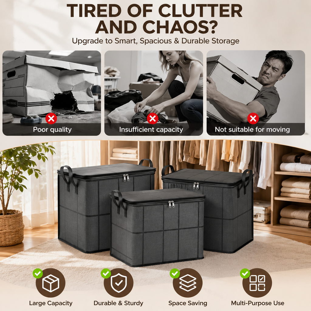 Dust-Proof Comforter and Bedding Storage Bags