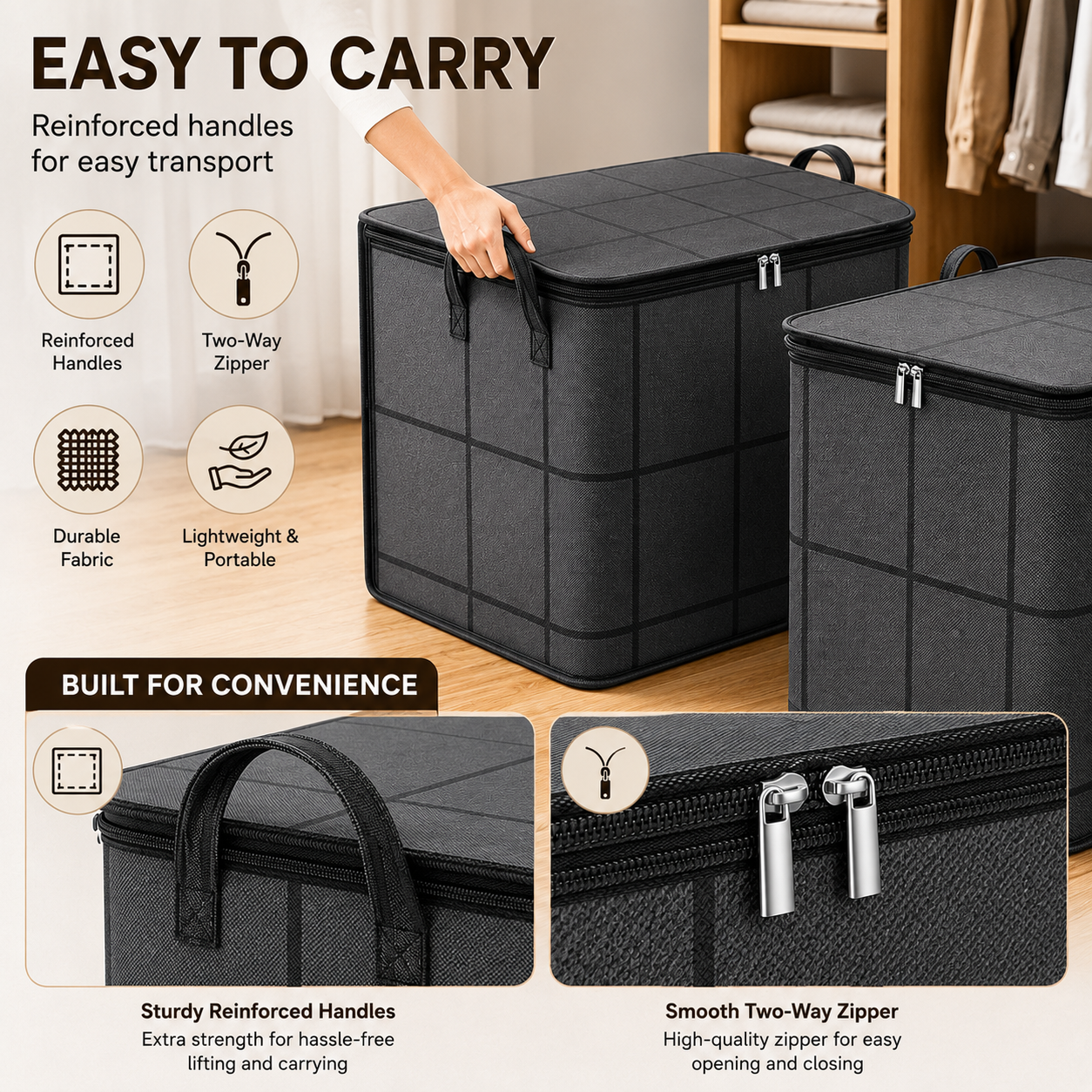 Dust-Proof Comforter and Bedding Storage Bags